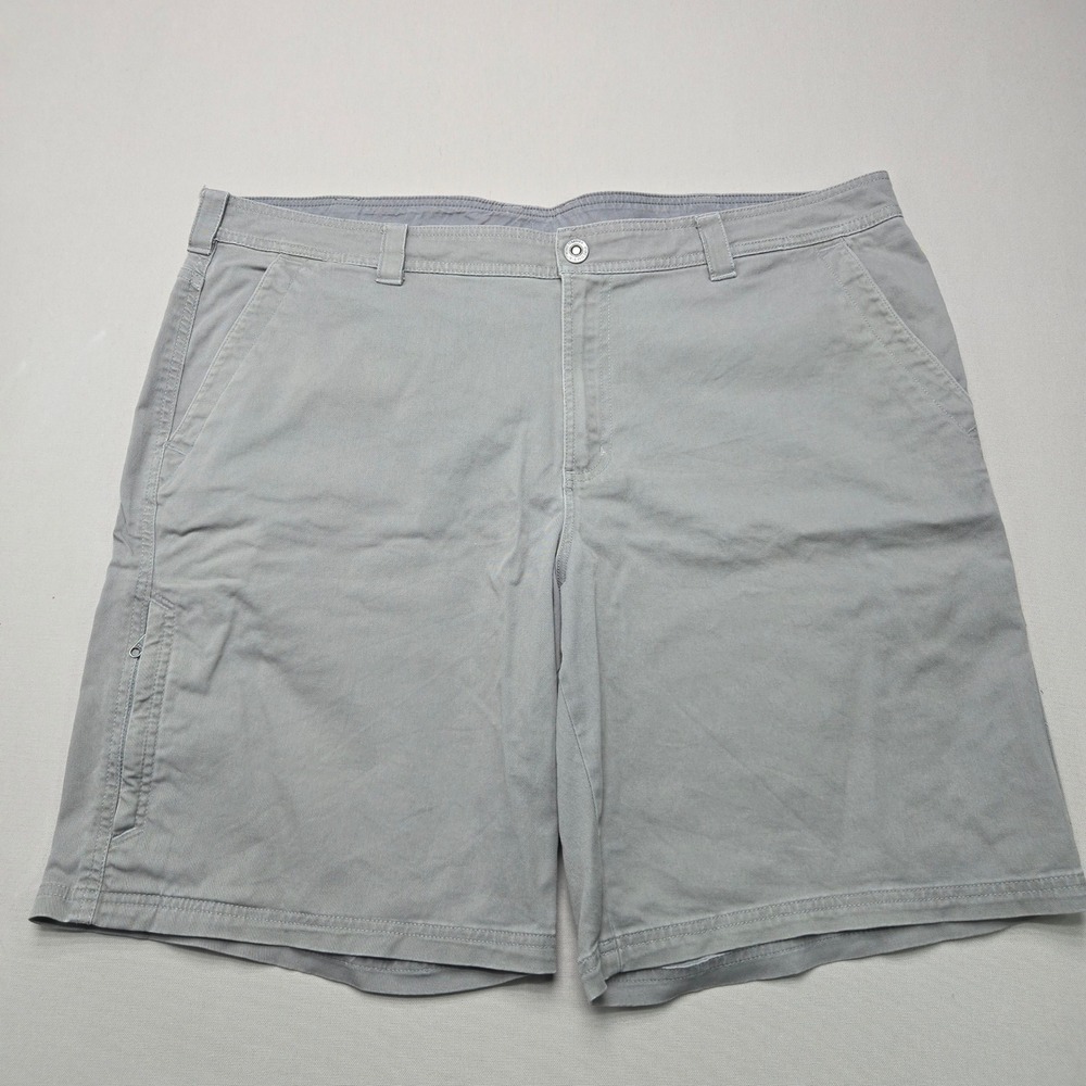 Columbia Cargo Shorts XM0918 Stretch Regular Fit Gray Men 40 Hiking Outdoor